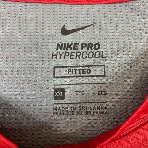 Nike Pro Men's 2XL Boston Red Sox Hypercool MLB Fitted Long Sleeve EUC - Picture 4 of 13